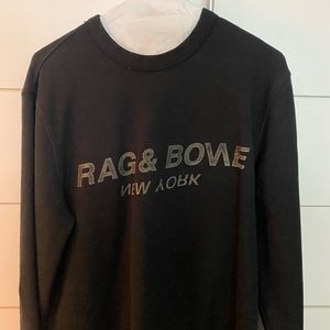 Rag & Bone Black Sweater